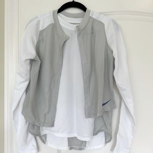 EUC Nike two piece dry fit jacket and tank top
